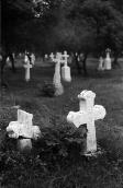 1988 р. Хрести на цвинтарі