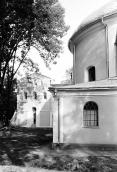 1989 р. Дзвіниця і фрагмент церкви.…