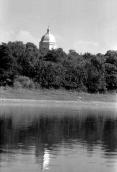 1991 р. Вигляд церкви з боку Дністра