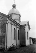 1991 р. Бічний фасад церкви. Вигляд з…