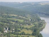 2008 р. Вид на церкву та село Долина з…