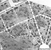 1873 р. Фрагмент плану Києва