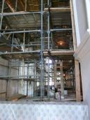 Риштування в центральному приміщенні