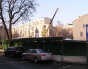 Будівельний майданчик на місці школи