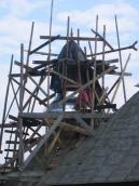 2004 р. Ліхтарик вівтаря у риштуванні