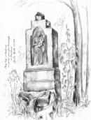 Придорожний хрест. Рисунок Мирослава…