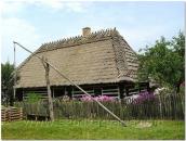 Хата і колодязь