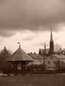 Забудова села і костел