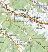 Карта (Устянова-Дольна)