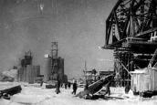 1943 р. Відбудова моста радянцями