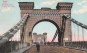 1905 р. Полотно моста. Вигляд із заходу