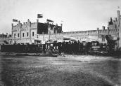1870 р. Вигляд з півдня, з боку колій