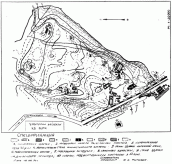 План розташування городища