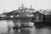 1918 р. Панорама кляштору із заходу