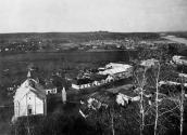 1916 р. (?) Вид костела і ринкової…