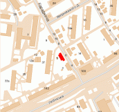 План вул.Караджича з пам’ятником