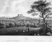 1840 р. Панорама містечка Олесько