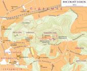 План парку «Високий замок»