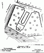 Схематичний генплан могили В.Г.…