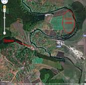 2010 р. План на космічному знімку Google