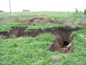 Остатки катакомбных могил