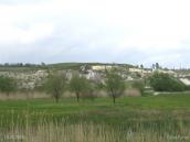 Вид на городище с южной стороны