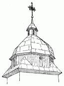 Деталь бані церкви в с. Кошелів.