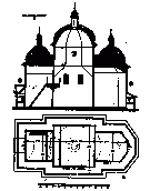 Поздовжній переріз і план