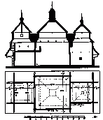 Поздовжній переріз і план