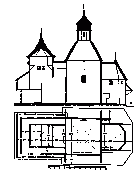 [1937 р.] Поздовжній переріз і план