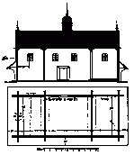 Поздовжній переріз і план