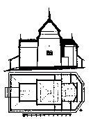 Поздовжній переріз і план