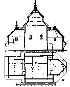 Поздовжній переріз і план