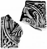 Керамічна плитка з зображенням павича