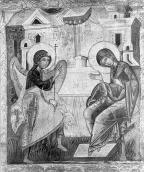 Благовіщення. Ікона 1 пол. 16 ст.