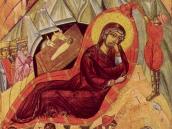 Волхви. немовля, Марія, пастух