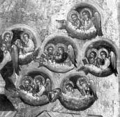 Ангели несуть апостолів (права група)