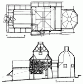 План і розріз церкви св. Духа. Обміри…