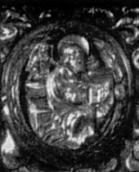 Верхня дошка, лівий верхній медальйон