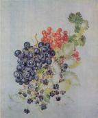 Білокур К.В. Виноград з ожиною