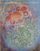 Білокур К.В. Пшениця, квіти, виноград