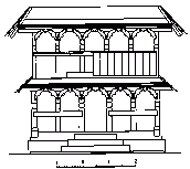 [1976 р.] Галерея на західному фасаді