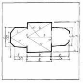 Схема розбивки плану в натурі [с. 266]