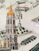 Дзвіниця, башта Кущника і церква…