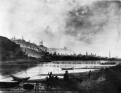 1853 р. Краєвид Подолу з-за Дніпра