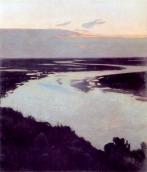 1891 р. Костенко С.П. Вечір над Дніпром