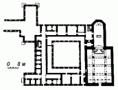 План костелу і келій