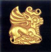 Пластина із зображенням оленя