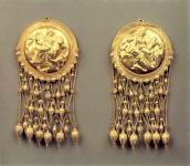 Пара скроневих кулонів