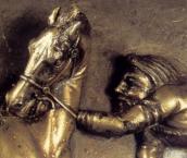 Голови коня і скіфа